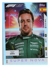 2025 Topps Turbo Attax F1 Aston Martin Supernova 342 Fernando Alonso