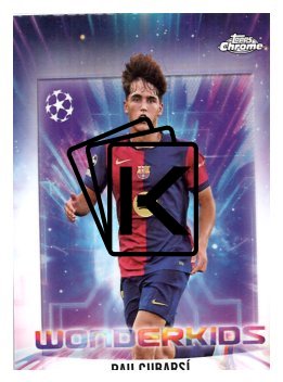 fotbalová kartička 2024-25 Topps Chrome Wonderkids 13 - Pau Cubarsí