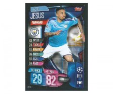 Fotbalová kartička 2019-2020  Topps Champions League Match Attax - Manchester City - Gabriel Jesus 16