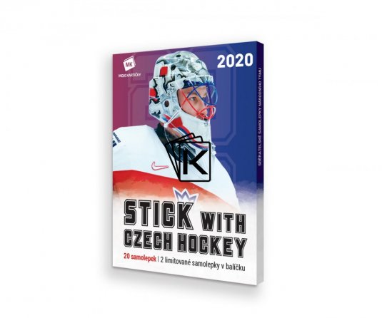2021 MK Stick with Czech Hockey Blister balíček samolepek