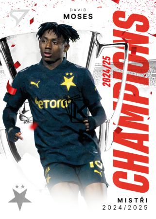 2025-26 SportZoo SK Slavia Praha Champions CH-23 David Moses