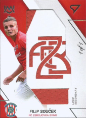 2022-23 SportZoo Fortuna Liga Unique Mark UM-FS Filip Souček Logo Secondary 1of1 FC Zbrojovka Brno