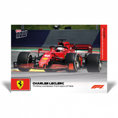 kartička Formule 1 Topps Now 2021 026 Charles Leclerc Ferrari