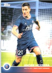 Fotbalová kartička Topps 2021-22 PSG Team Set 14 Ander Herrera