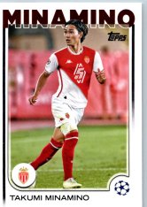 fotbalová kartička 2024-25 Topps UEFA Club Competitions Flagship 57 Takumi Minamino AS Monaco