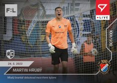 fotbalová kartička 2022-23 SportZoo Fortuna Liga Live L-112 Martin Hrubý FC Baník Ostrava /61