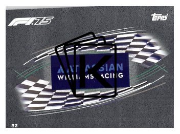 2025 Topps Turbo Attax F1 Williams Racing  82	Team Logo
