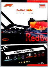 2021 Topps Formule 1 Turbo Attax 26 Power Action Car Red Bull Racing