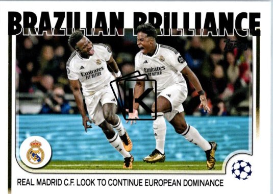 fotbalová kartička 2024-25 Topps UEFA Club Competitions Flagship 28 – Combo Cards Real Madrid CF