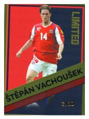 fotbalová kartička 2023 Pro Arena Repre Gold /10 Štěpán Vachoušek