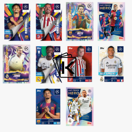 2025-26 Topps UEFA Champions League Balíček Samolepek