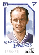 fotbalová kartička 2023 Sportzoo Dekády Portrét P-017 RADEK DRULÁK FK Drnovice