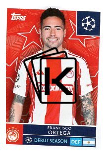 2025-26 Topps Champions League   Olympiacos 330 Francisco Ortega