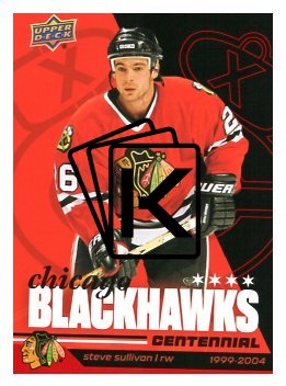 2025-26 Upper Deck Centennial Chicago Blackhawks 72 Steve Sullivan