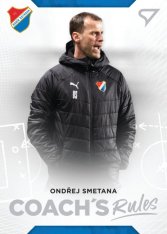 fotbalová kartička SportZoo 2020-21 Fortuna Liga Serie 2 Coach ´s Rules CR05 Ondřej Smetana FC Baník Ostrava