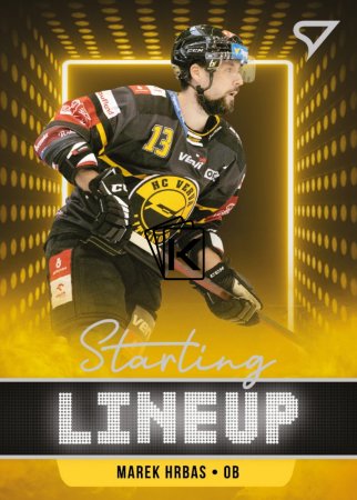 hokejová kartička 2021-22 SportZoo Tipsport Extraliga Serie 2 Starting Line Up SLU-69 Marek Hrbas HC Verva Litvínov