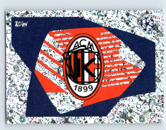 2020-21 Topps Champions League samolepka Logo AC Milan
