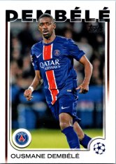 fotbalová kartička 2024-25 Topps UEFA Club Competitions Flagship 109 Ousmane Dembélé PSG
