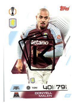 fotbalová kartička 2025-26 Topps Match Attax UCC 90 Donyell Malen (Aston Villa)