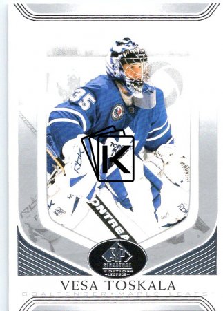Hokejová karta 2020-21 Upper Deck SP Legends Signature Edition 281 Vesa Toskala - Toronto Maple Leafs
