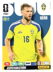 fotbalová kartička World Cup 2026 Adrenalyn XL  FTS57.  Jesper Karlström (Sweden)