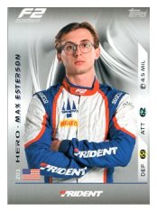 2025 Topps Turbo Attax F1 Trident F2 Teams HP 201 Max Esterson