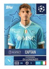 2025-26 Topps Champions League  SSC Napoli 425 Giovanni Di Lorenzo