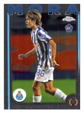 fotbalová kartička 2024-25 Topps Chrome 137 Rodrigo Mora, FC Porto RC