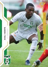 fotbalová kartička SportZoo 2020-21 Fortuna Liga Gold Limited 158 Gigli Ndefe MFK Karviná /99