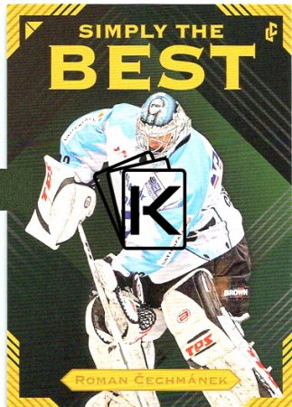 Legendary Cards Simply The Best 33 Roman Čechmánek 2005 Hamburg Freezers