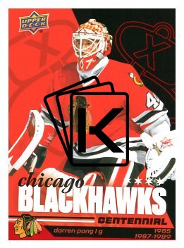 2025-26 Upper Deck Centennial Chicago Blackhawks 75 Darren Pang