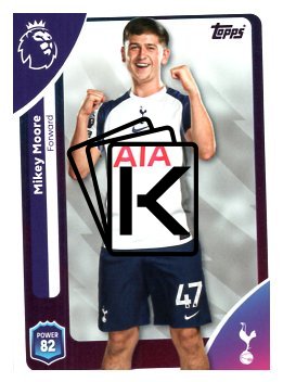 fotbalová kartička 2025-26 Topps  Premier League 266 Mikey Moore (Tottenham Hotspur)