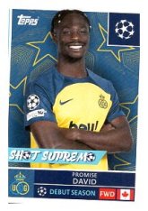 2025-26 Topps Champions League  Union SG 462 Promise David