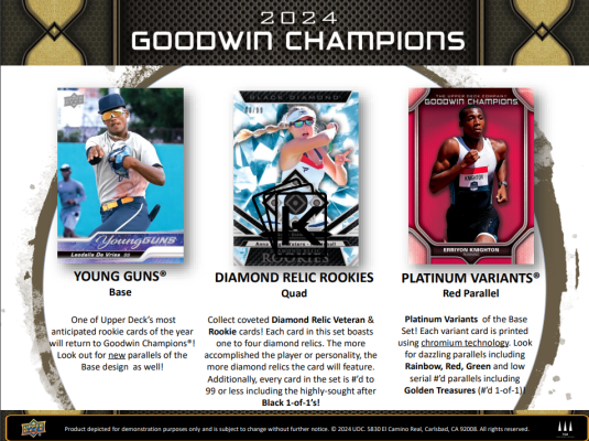 2024 Upper Deck Goodwin Champions Hobby Balíček