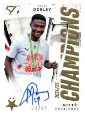 podepsaná karta 2025-26 SportZoo SK Slavia Praha Champions /45 CHS-OD Oscar Dorley