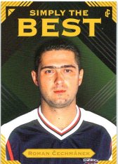 Legendary Cards Simply The Best 12 Roman Čechmánek 1998 Česká Republika