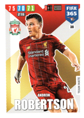 Fotbalová kartička Panini Adrenalyn XL FIFA 365 - 2020 Team Mate 38 Andrew Robertson Liverpool FC