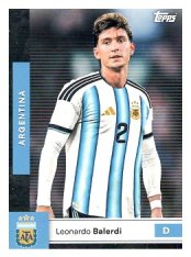 fotbalová kartička 2025-26 Topps Team Set Argentina 3 Leonardo Balerdi