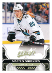 2020-21 UD MVP 80 Marcus Sorensen - San Jose Sharks
