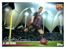fotbalová kartička 2025-26 Topps Team set FC Barcelona Collectors Corner 37 Frenkie de Jong