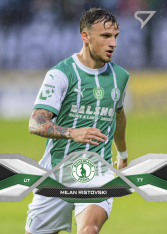 Fotbalová kartička 2025-26 SportZoo Chance Liga 095 Milan Ristovski Bohemians Praha 1905