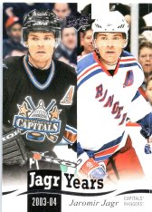 Insertní karta 2018-19 Years JJ-14 Jaromir Jagr Washington Capitals/Rangers