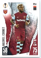 Fotbalová kartička 2023-24 Topps Match Attax UEFA Club Competitions 115 Maxwel Cornet West Ham United