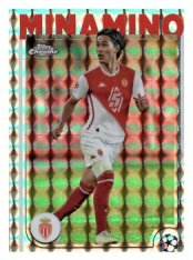 fotbalová kartička 2024-25 Topps Chrome parallel 57 - Takumi Minamino