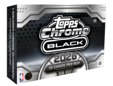 2025-26 Topps Chrome Black  Basketball Hobby Case