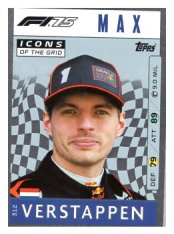 2025 Topps Turbo Attax F1  Icons of the Grid   312 Max Verstappen