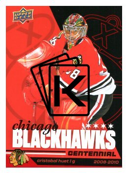 2025-26 Upper Deck Centennial Chicago Blackhawks 42 Cristobal Huet