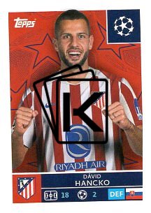 2025-26 Topps Champions League Atlético Madrid 116 Dávid Hancko