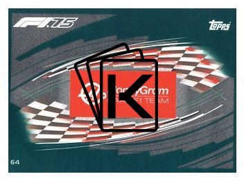 2025 Topps Turbo Attax F1 Moneygram Haas  64 Team Logo-Paralel Emerald