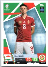 fotbalová karta Topps Match Attax EURO 2024 HUN10 Ádám Nagy (Hungary)
